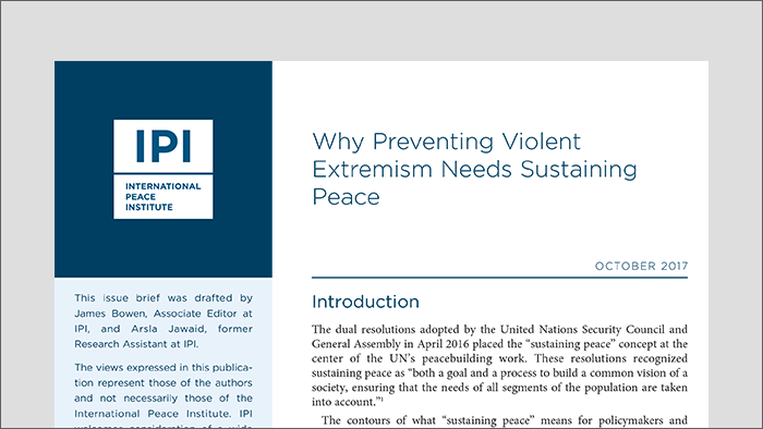 a systematic literature review on preventing violent extremism
