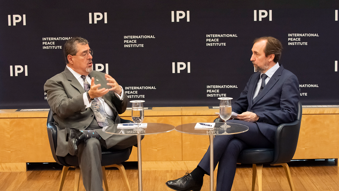 Serie de Líderes Globales con el Presidente de Guatemala, Su Excelencia Bernardo Arévalo